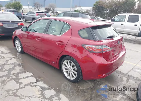 2013 Lexus Ct 200H z USA, uszkodzony, nr VIN JTHKD5BH6D2124523